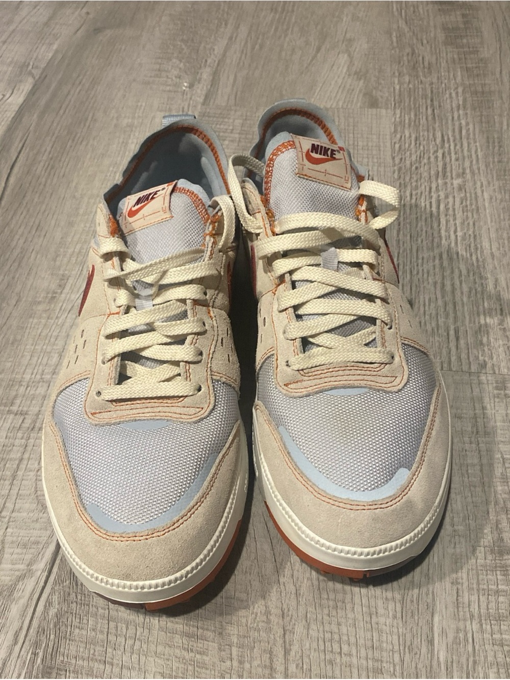 Nike C1TY Shoes Mens Size 10 Beige Suede Low Top Sneakers FZ3863-017